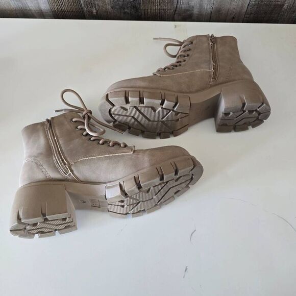 Boots | Womens Mia Metri Combat Boot – Sahara Monochrome 8.5 - Picture 4 of 7